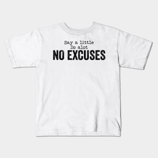 NF No Excuses Kids T-Shirt